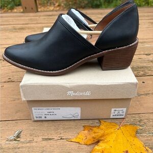 Madewell The Brady Lowcut Bootie Size 8 Black